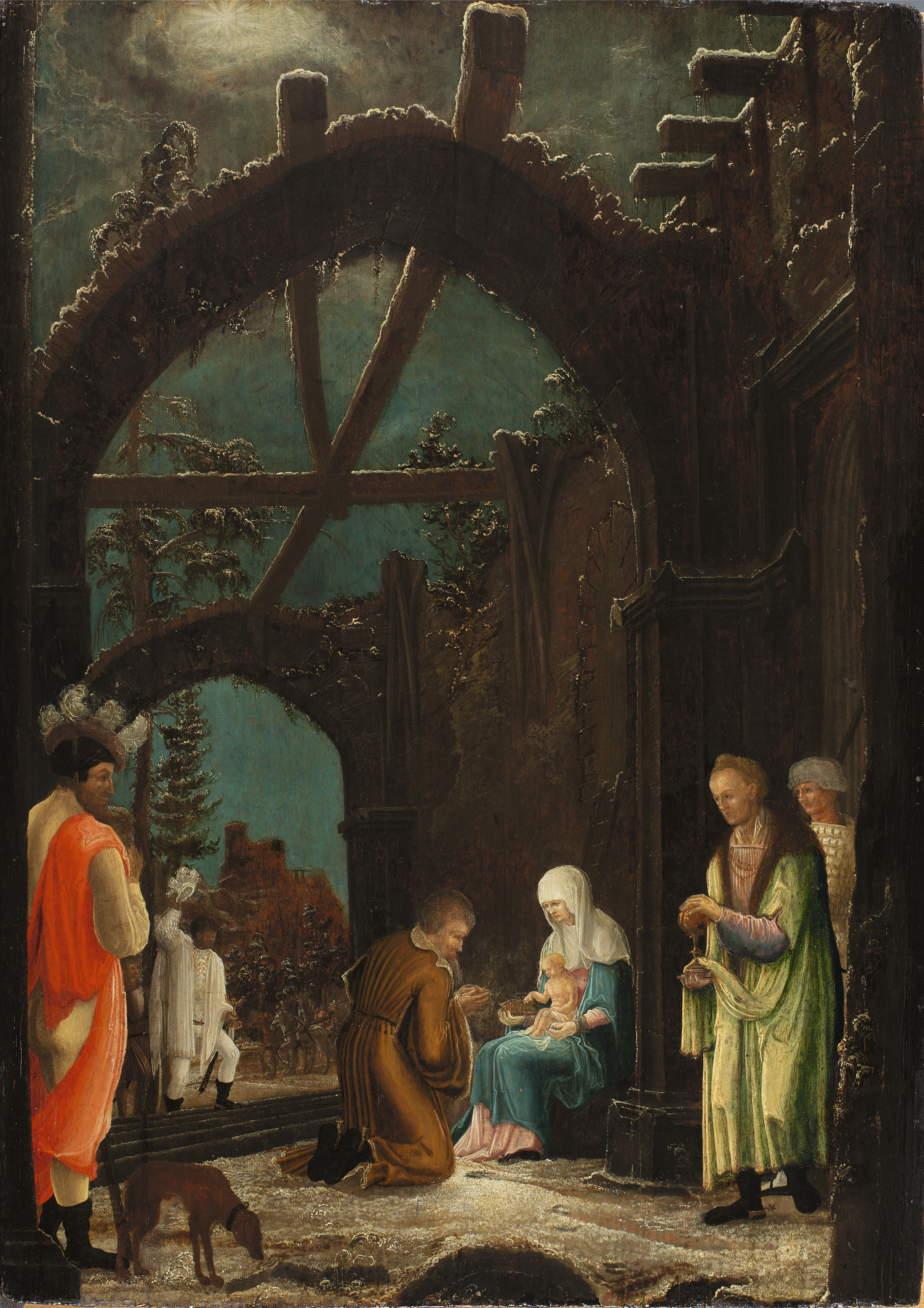 La Adoración de los Reyes - Maestro de la Adoración Thyssen